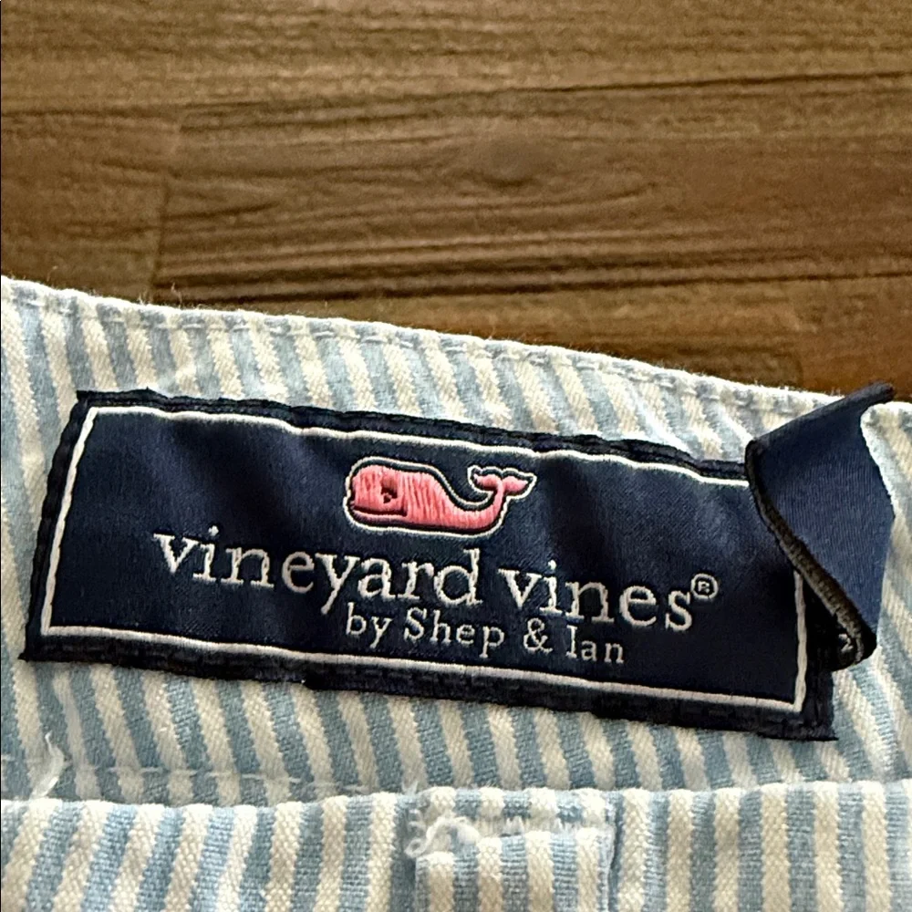 Vineyard Vines Men's Blue Striped Chinos - Picture 2 of 3